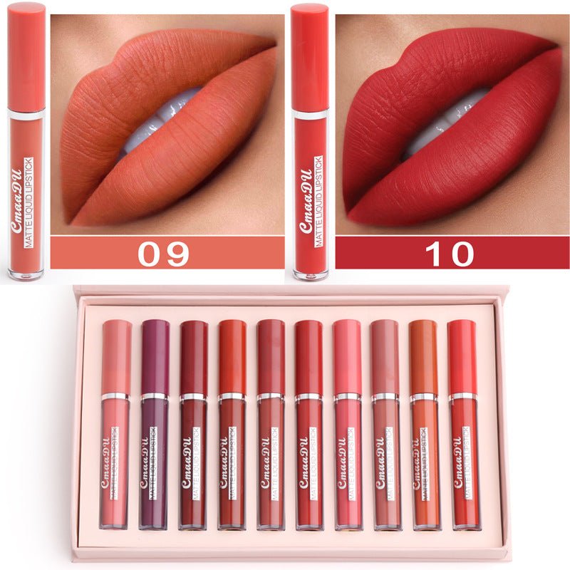 Women's Non - stick Cup Waterproof Matte Lipstick - Eshtree