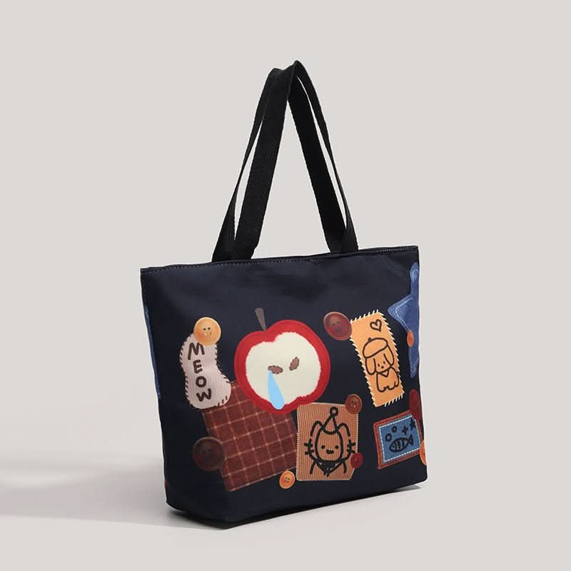 Womens Stylish Casual High - capacity Canvas Bag - Eshtree