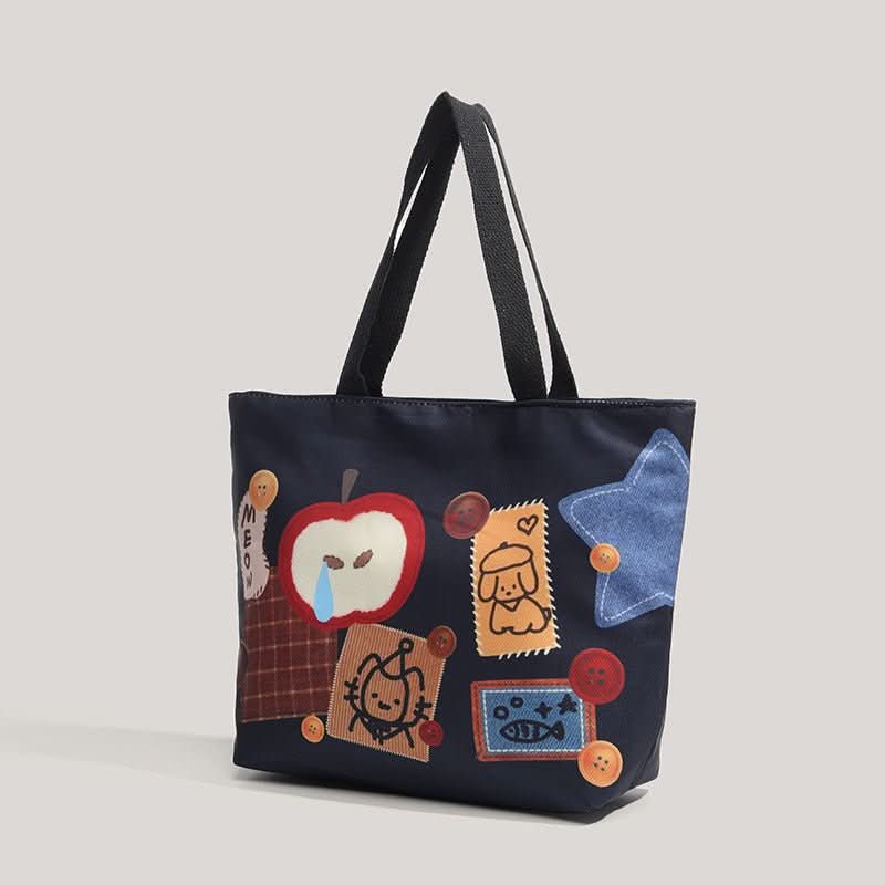 Womens Stylish Casual High - capacity Canvas Bag - Eshtree