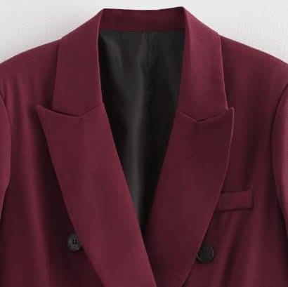 Women's Suits Coat Double Breasted Coat - Eshtree