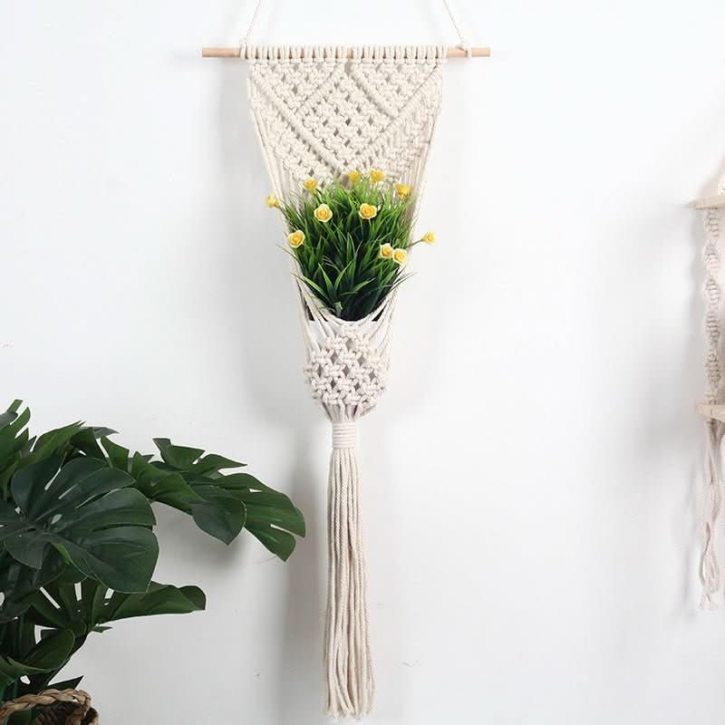Woven Net Bag Flower Basket Wall Decoration Flower Shop Decoration - Eshtree