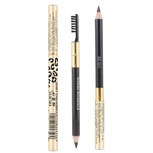 Yalaiyi Eyebrow Pencil Leopard Print Eyebrow Pencil Kuaishou And Douyin Live Broadcast Hot Selling Waterproof Distinct Look Wild Eyebrow Pencil - Eshtree